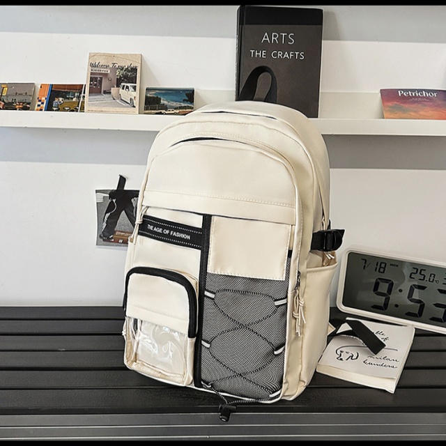 Contrast Color Fashion Backpack