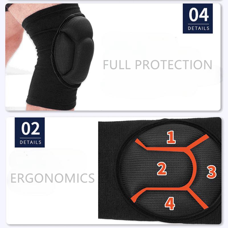 Protective Knee Pads Thick Sponge Anti-slip Collision Avoidance Knee Sleeve