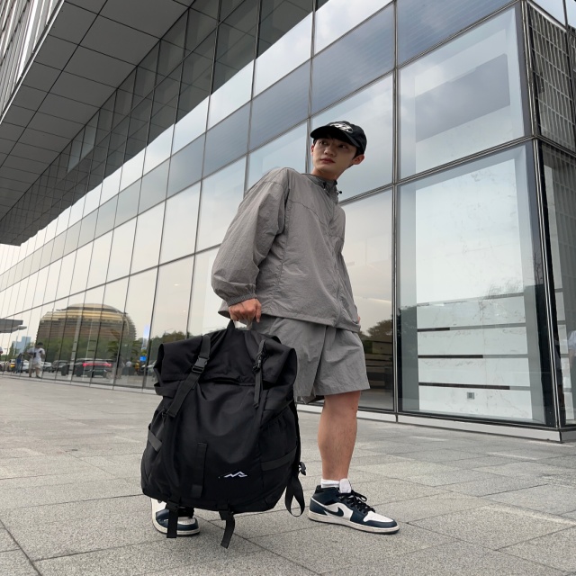 Minimalist Roll Top Outdoor Backpack