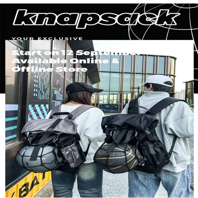 Roll Top Functional Outdoor Backpack