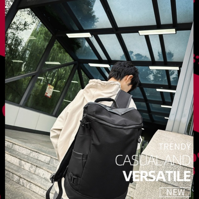 Large Capacity Cylindrical Outdoor Backpack